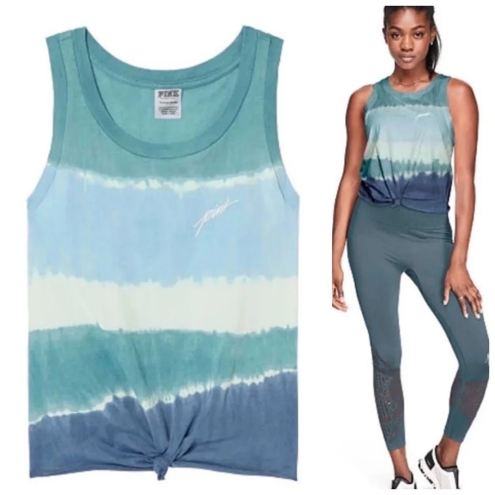 Victoria’s Secret PINK tie-front muscle tank